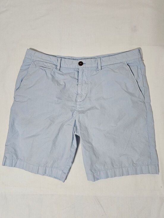 Burberry Other - Burberry Brit Light Blue Cotton Chino Shorts Men's 40 Luxe Designer Casual Prepp